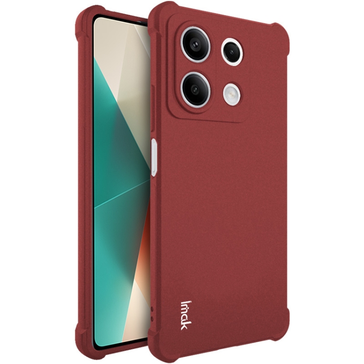 Levně IMAK AIRBAG Extra odolný kryt Xiaomi Redmi Note 13 5G červený
