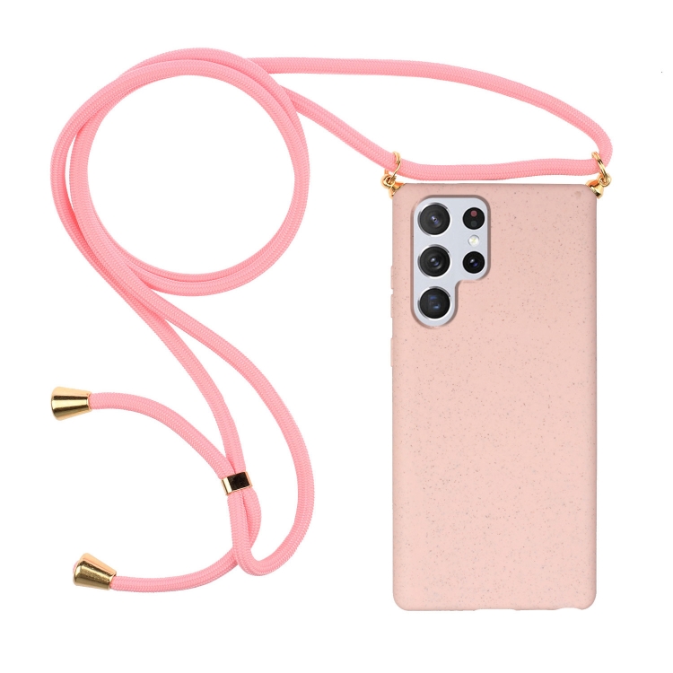 Levně ROPE Kryt se šňůrkou Samsung Galaxy S24 Ultra 5G růžový