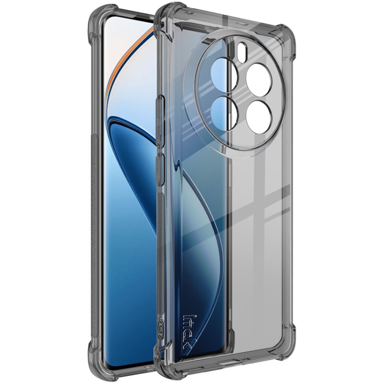 Levně IMAK Ochranný silikonový obal pro Realme 12 Pro 5G / 12 Pro + 5G černý