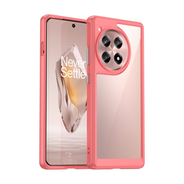 Levně CRYSTAL Ochranný kryt pre OnePlus 12R červený
