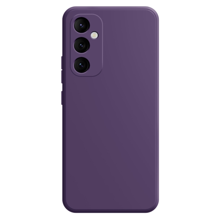 Levně RUBBER PRO Ochranný kryt pre Samsung Galaxy A55 5G tmavofialový