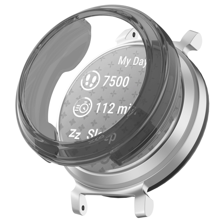 Levně TPU HALF COVER Kryt pro Garmin Lily 2 černý