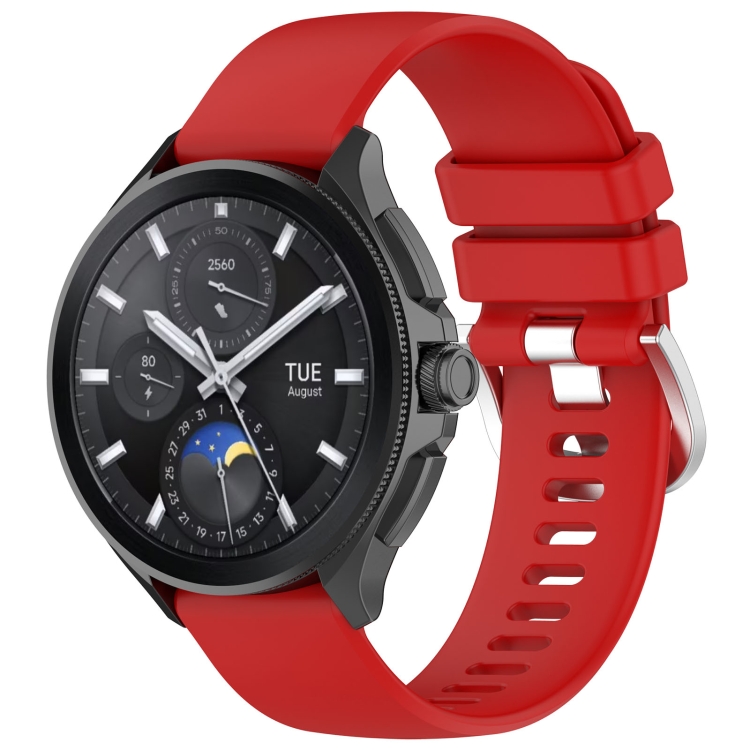 Levně SILICONE Vyměnitelný řemínek pro Xiaomi Watch 2 červený