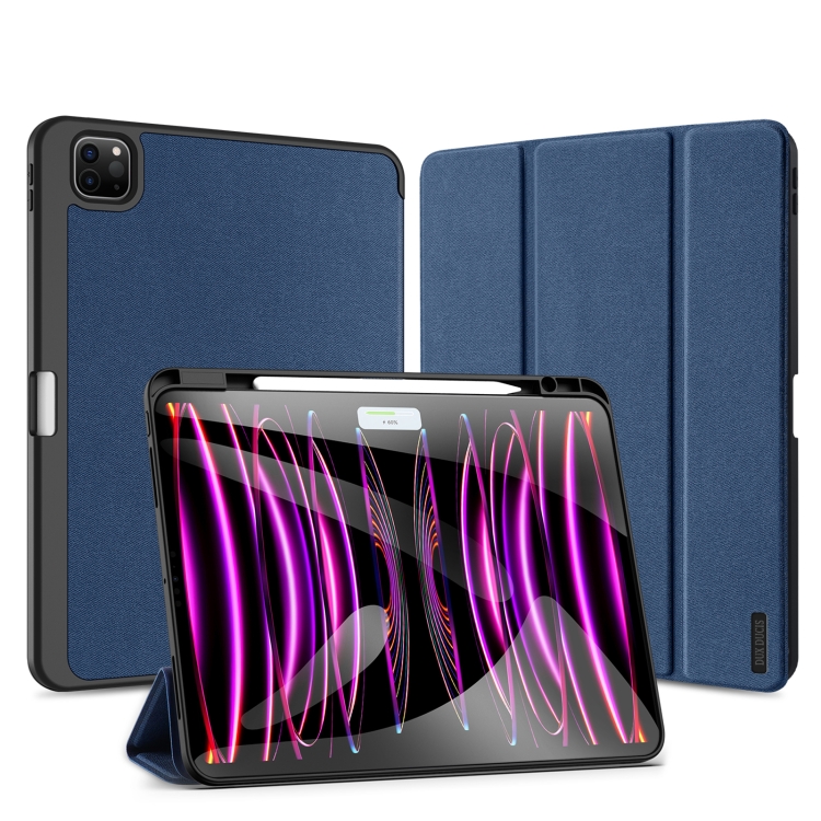 Levně DUX DOMO Zaklápěcí pouzdro pro Apple iPad Pro 13 2024 / M5 2025 modré
