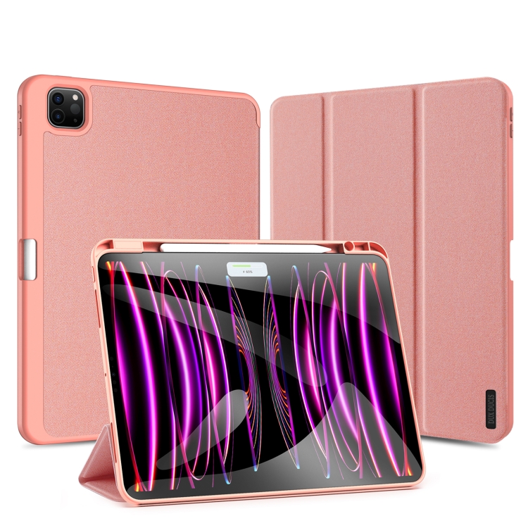 Levně DUX DOMO Zaklápěcí pouzdro pro Apple iPad Pro 13 2024 / M5 2025 růžové