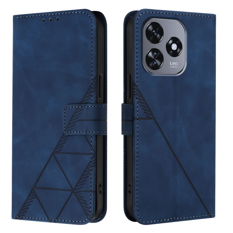 Levně TRIANGLE Peněženkové pouzdro s řemínkem Oukitel C51 modré