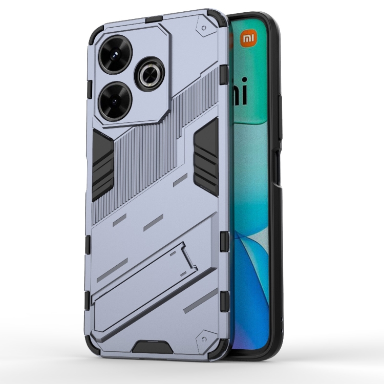 Levně BIB Ochranný obal se stojanem pro Xiaomi Redmi 13 šedý