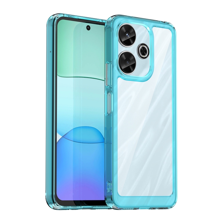 Levně CRYSTAL Ochranný obal pro Xiaomi Redmi 13 tyrkysový