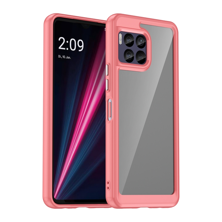 Levně CRYSTAL Ochranný kryt pro T Phone 2 Pro červený