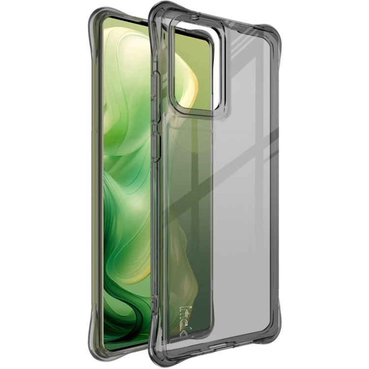 Levně IMAK Ochranný obal pro Motorola Moto G85 5G průhledný černý