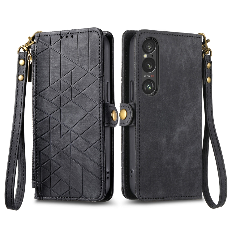 GEOM Peněženkové pouzdro pro Sony Xperia 10 VI černé