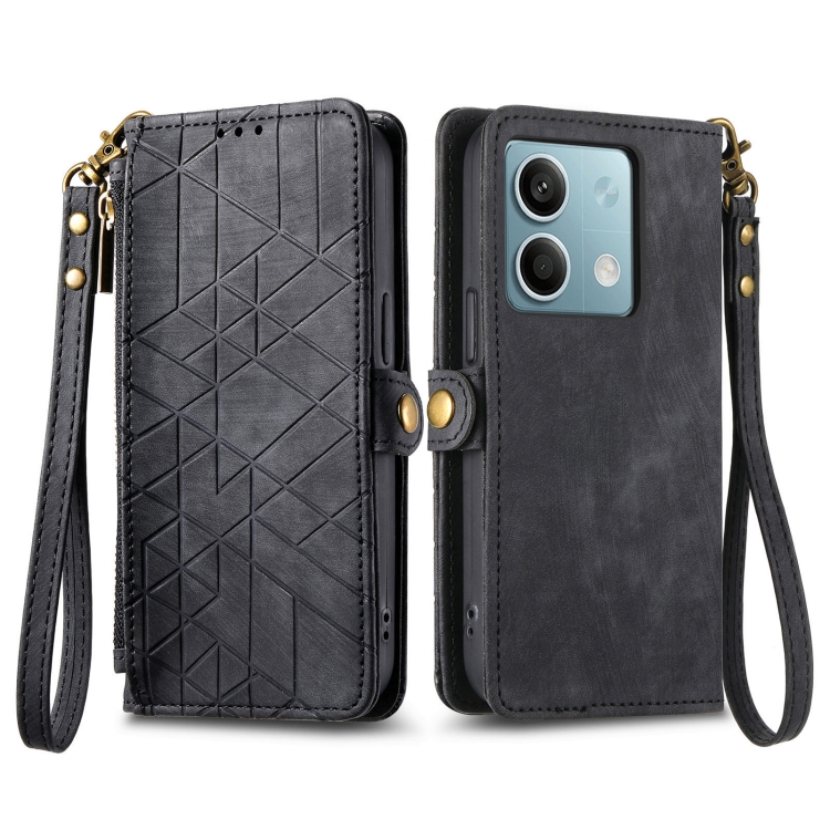 Levně GEOM Peněženkové pouzdro pro Xiaomi Redmi Note 13 černé