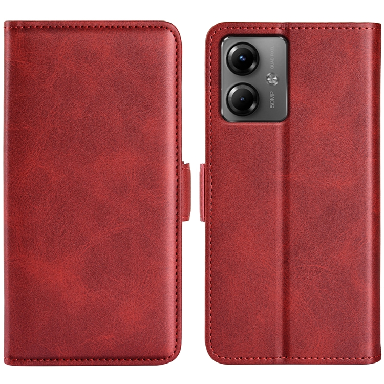 SIDE Peněženkové pouzdro pro Motorola Moto G14 červené