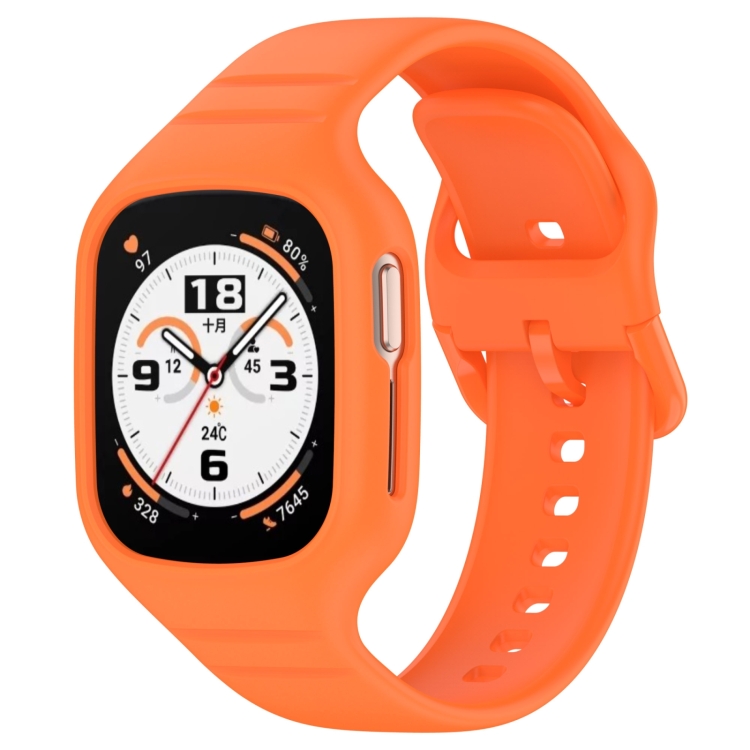 Levně FULL Ochranný kryt s řemínkem pro Honor Watch 4 oranžový