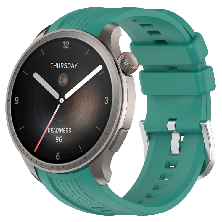 SILICONE Vyměnitelný řemínek pro Amazfit Balance zelený