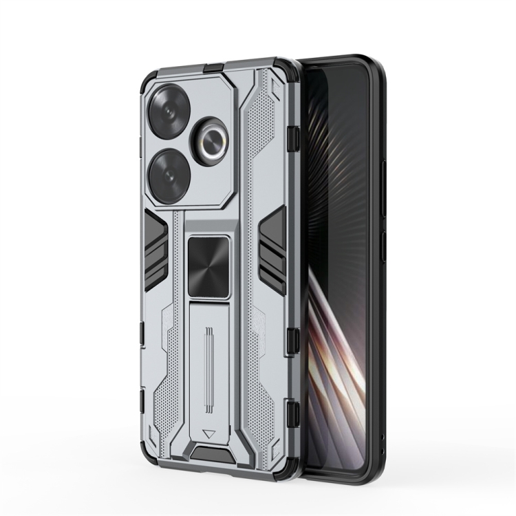 SUPERSONIC Odolný obal pro Xiaomi Poco F6 šedý