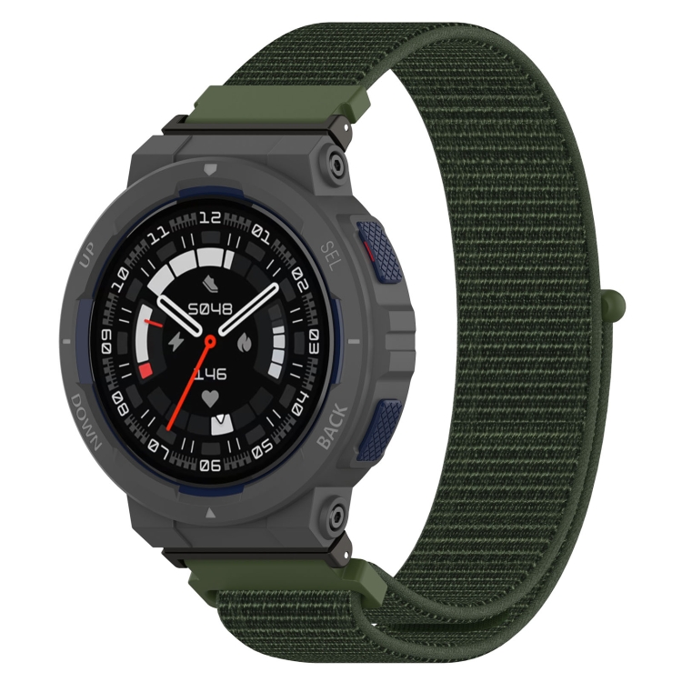 NYLON Řemínek pro Amazfit Active Edge zelený