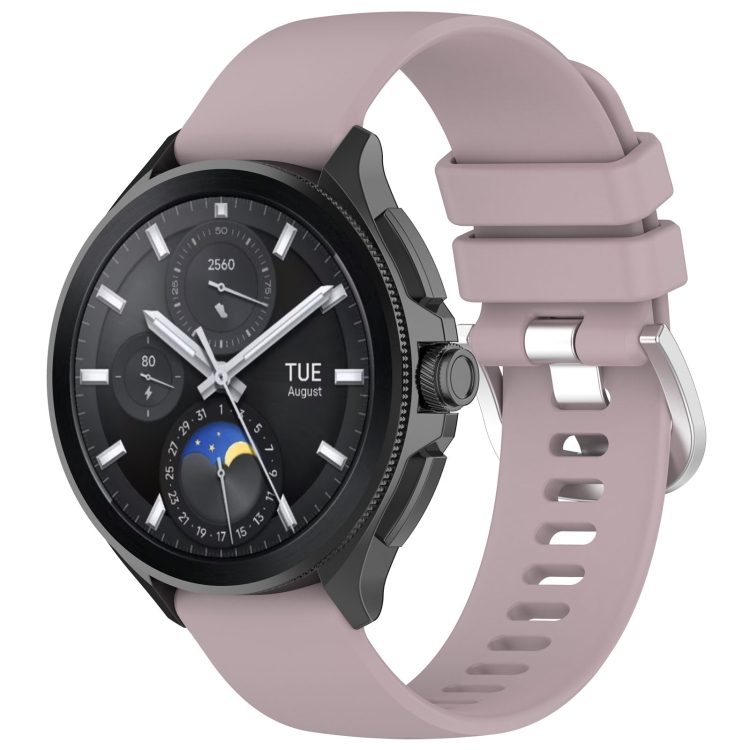 Levně SILICONE Vyměnitelný řemínek pro Xiaomi Watch S3 světle fialový