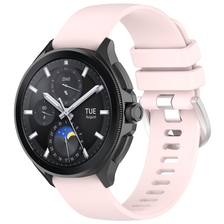 Levně SILICONE Vyměnitelný řemínek pro Xiaomi Watch S3 světle růžový