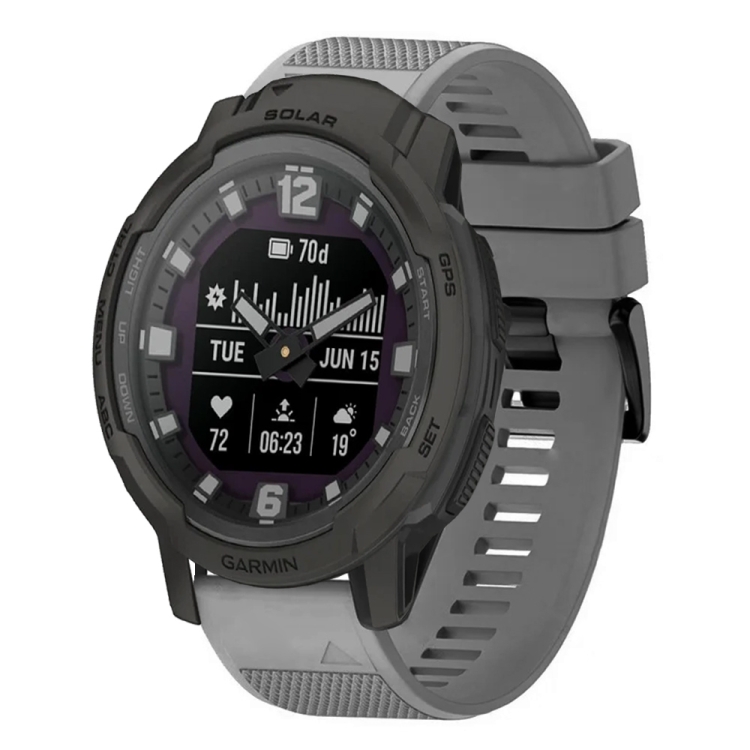 Levně DIAMOND Vyměnitelný řemínek pro Garmin Instinct Crossover Solar šedý
