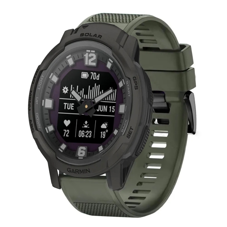 Levně DIAMOND Vyměnitelný řemínek pro Garmin Instinct Crossover Solar tmavě zelený