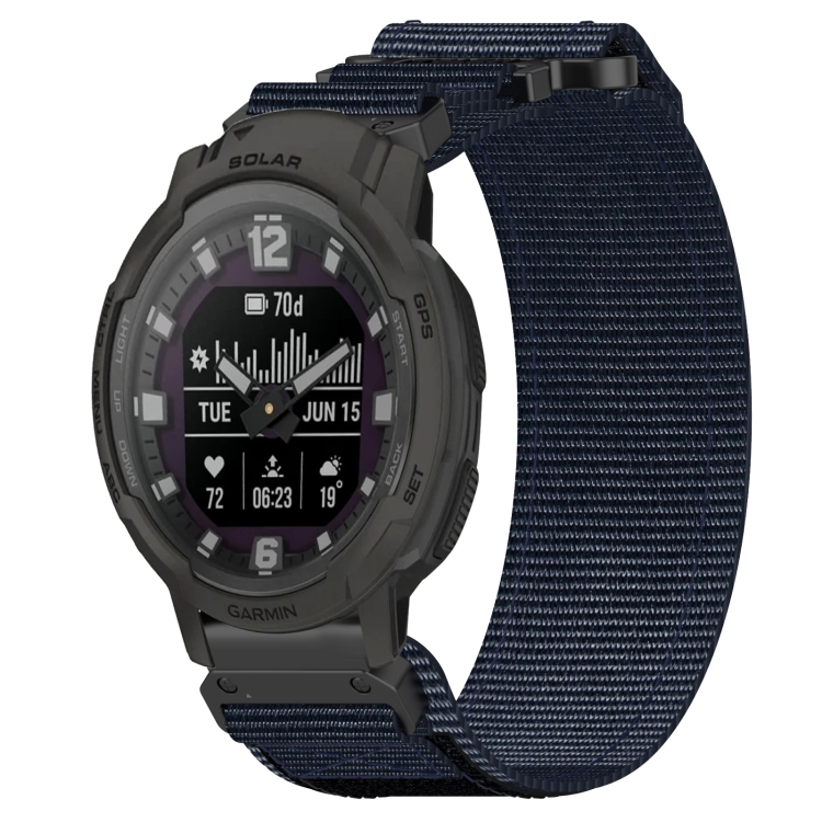 Levně NYLON řemínek pro Garmin Instinct Crossover Solar modrý