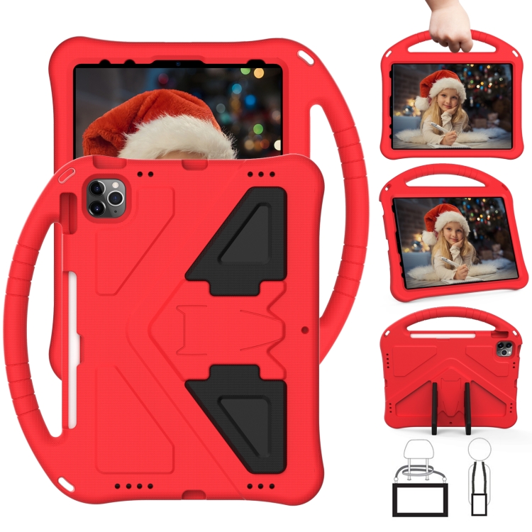 KIDDO Dětský obal pro Apple iPad Pro 11 2024 / M5 2025 červený