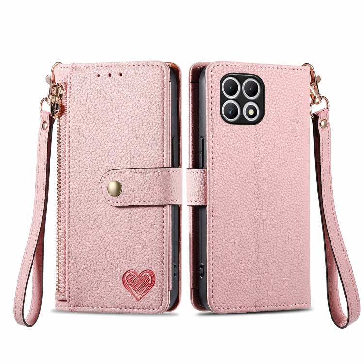 Levně HEART Peněženkové pouzdro pro T Phone 2 růžové