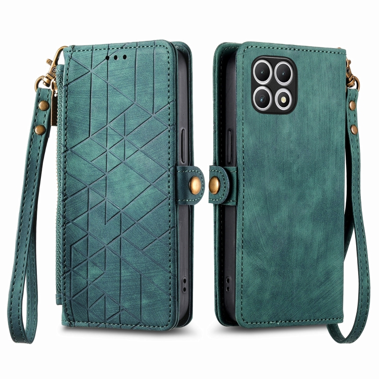 Levně GEOM Peněženkové pouzdro pro T Phone 2 zelené