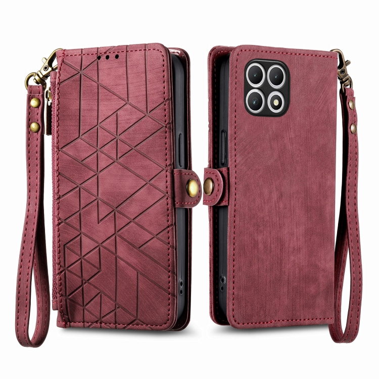 Levně GEOM Peněženkové pouzdro pro T Phone 2 červené