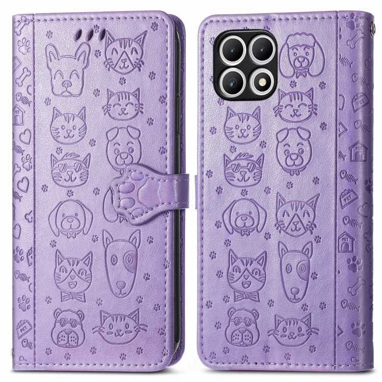 Levně ART ANIMALS Peněženkový obal pro T Phone 2 fialový