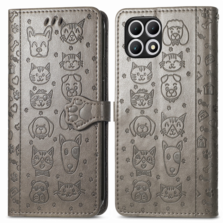 Levně ART ANIMALS Peněženkový obal pro T Phone 2 šedý