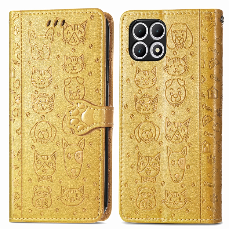 Levně ART ANIMALS Peněženkový obal pro T Phone 2 Pro žlutý