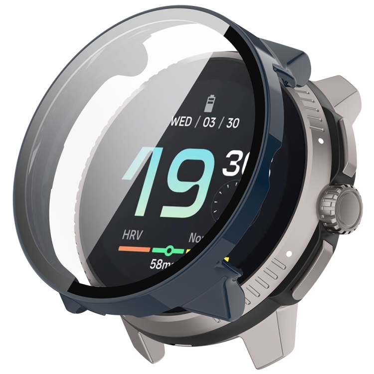 Levně PC FULL COVER Plastový kryt se sklem pro Suunto Race modrý