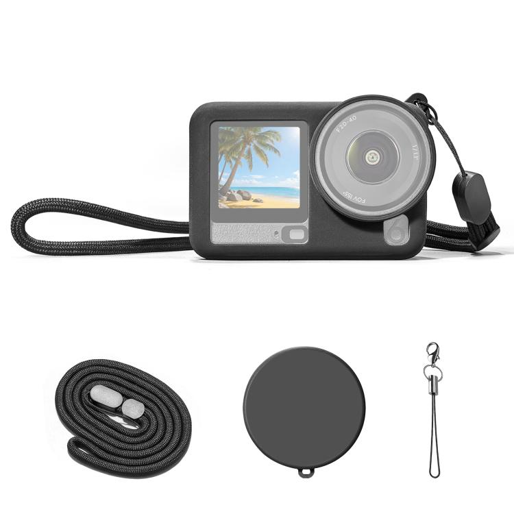 Levně PULUZ Silikonový obal pro akční kameru DJI Osmo Action 6 černý