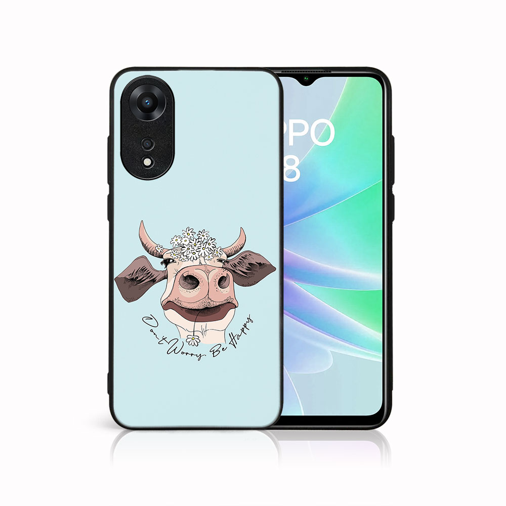 Levně MY ART Ochranný kryt pro Oppo A78 HAPPY COW (181)