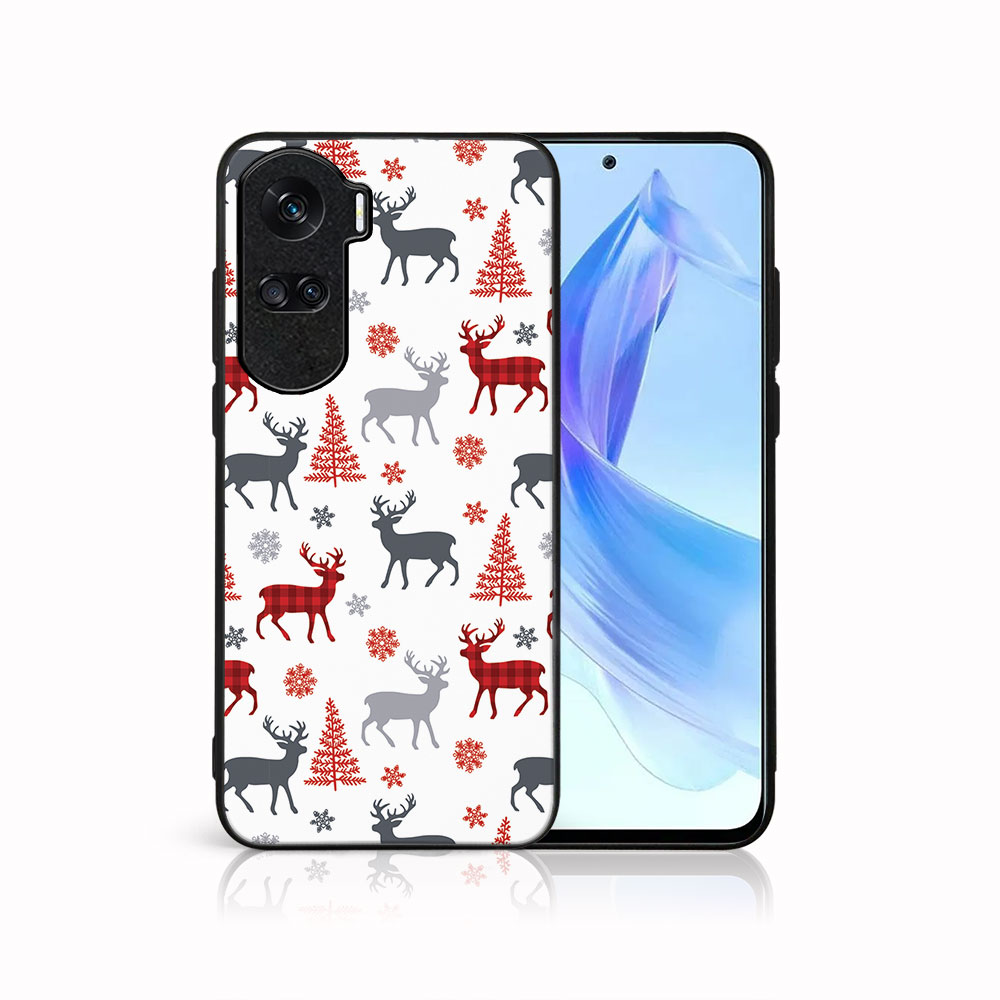 MY ART Kryt s vánočním designem Honor 90 Lite 5G DEER (068)