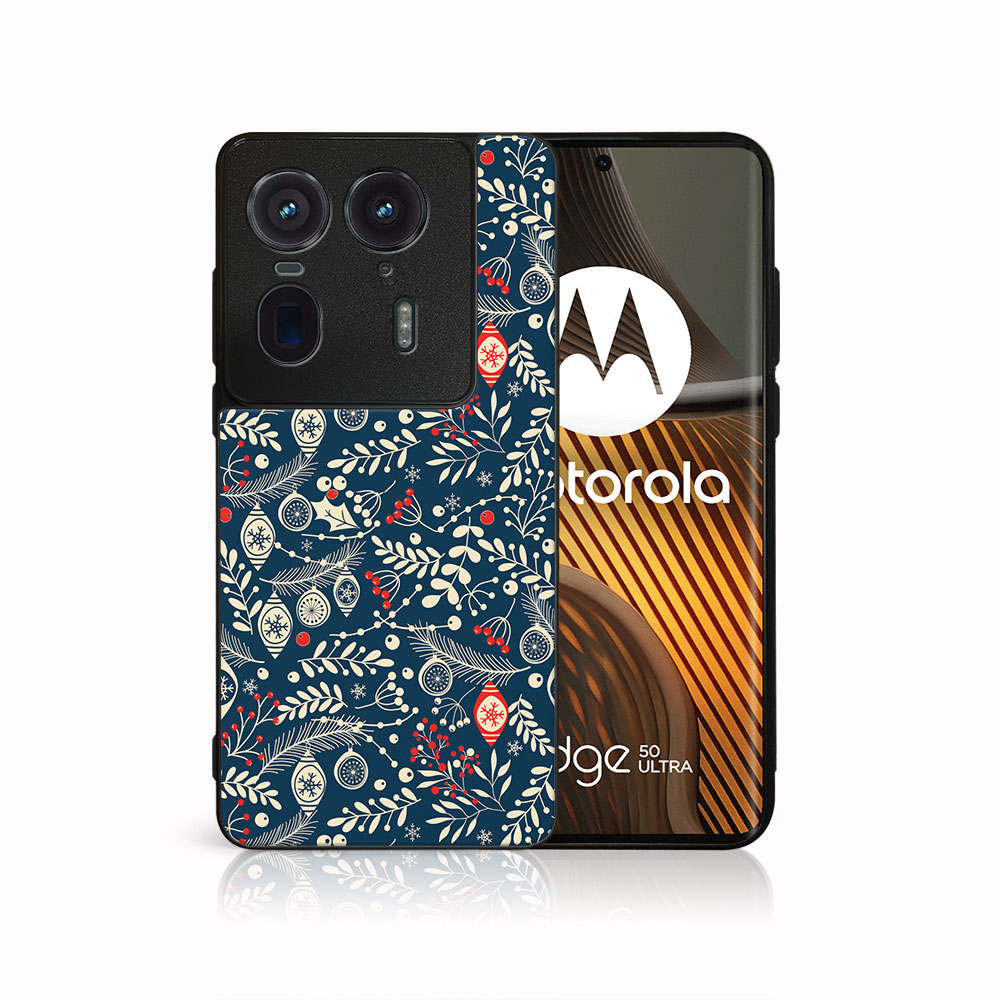 MY ART Kryt s vánočním designem Motorola Edge 50 Ultra MISTLETOE (070)