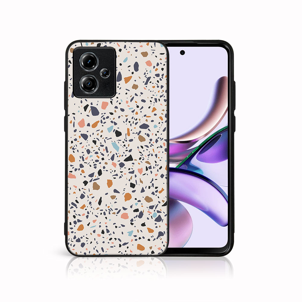 Levně MY ART Ochranný kryt pro Motorola Moto G14 BEIGE TERRAZZO (162)