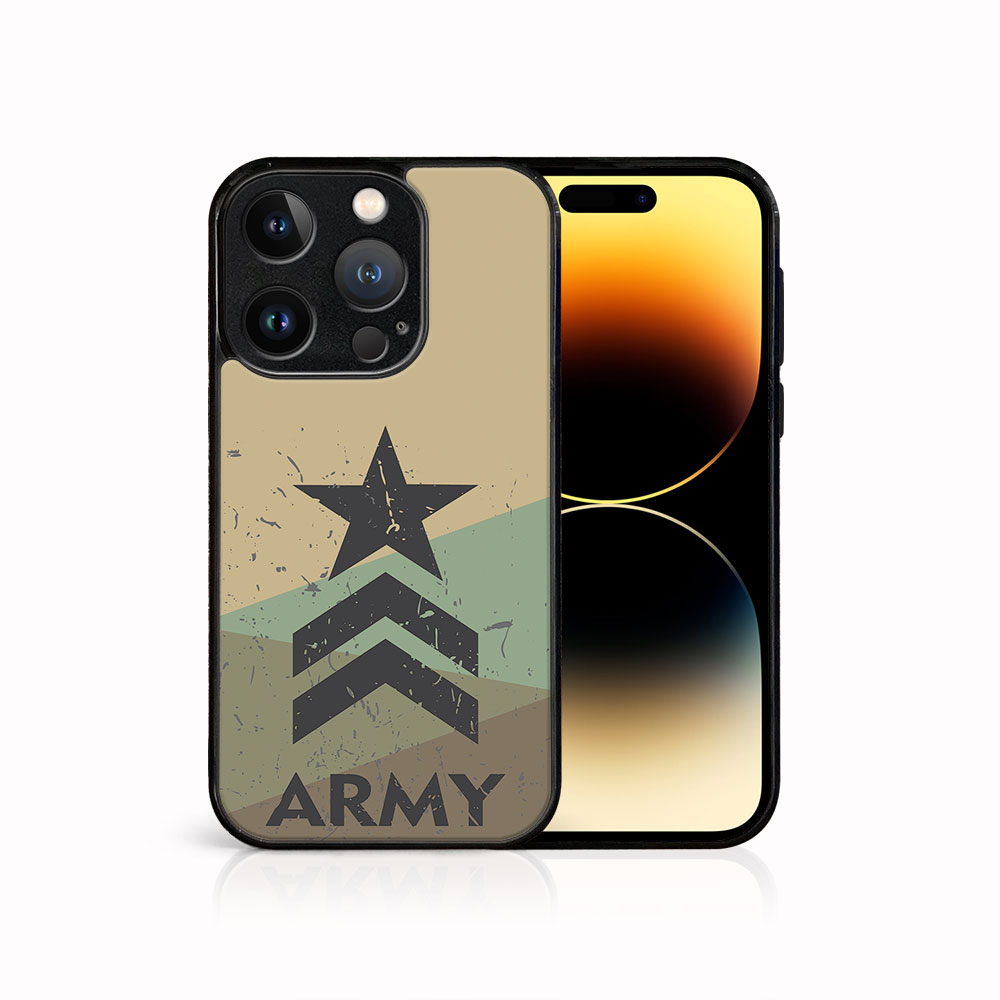 Levně MY ART Ochranný kryt pro Apple iPhone 15 Pro ARMY (236)
