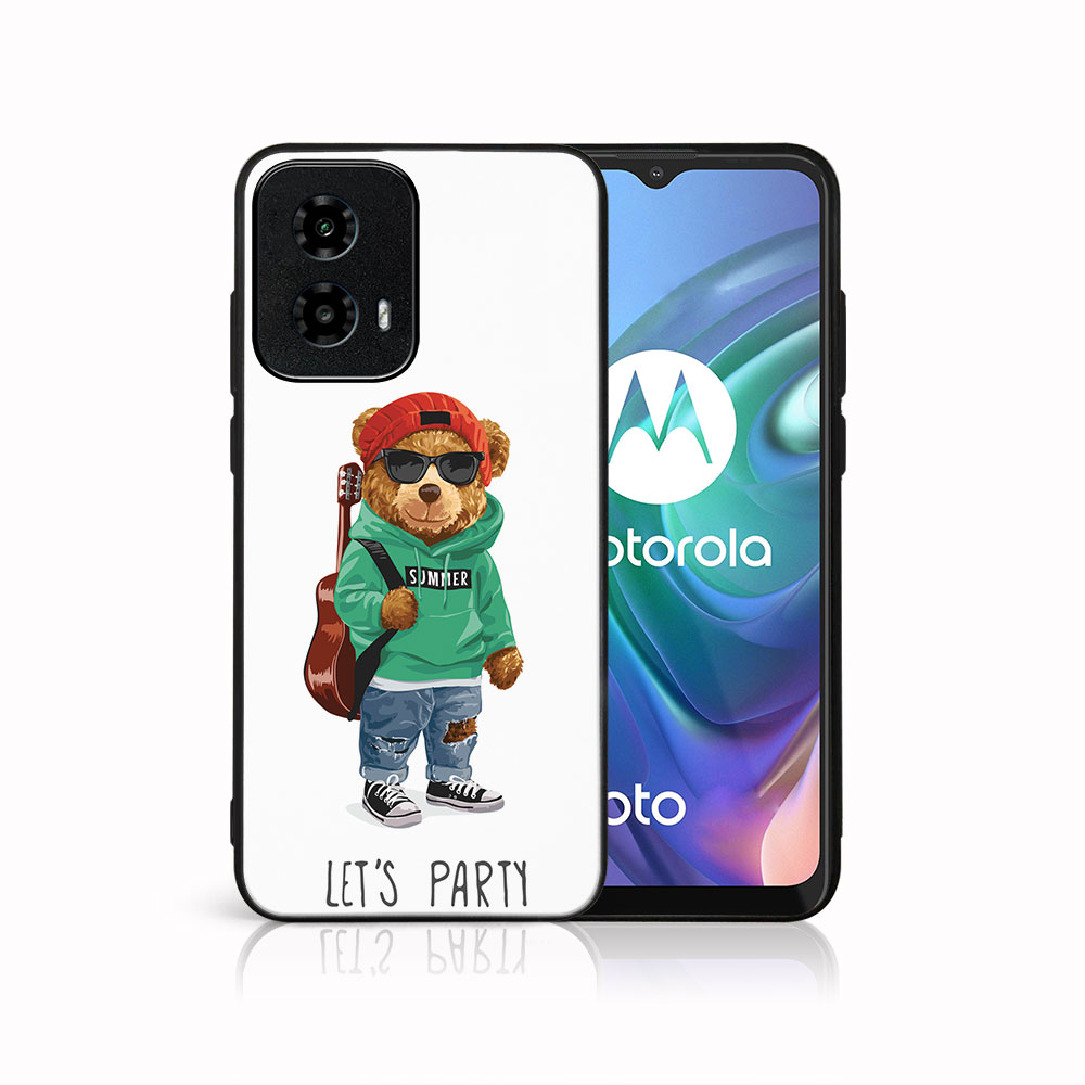 Levně MY ART Ochranný kryt pro Motorola Moto G34 5G BEAR (177)
