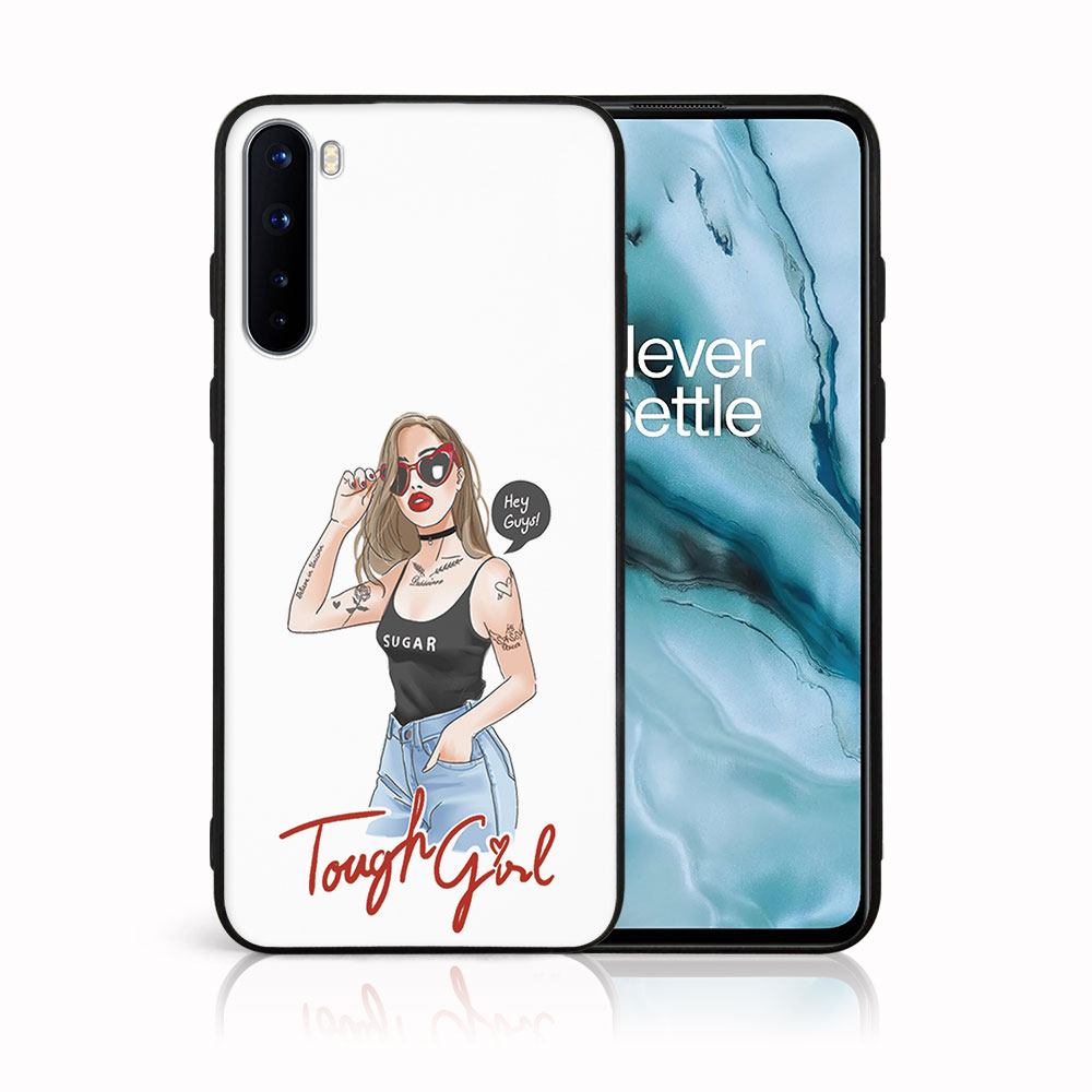Levně MY ART Ochranný obal OnePlus Nord -TOUGH GIRL (131)