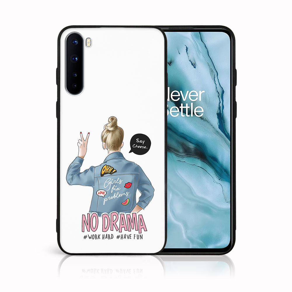 Levně MY ART Ochranný obal OnePlus Nord -NO DRAMA (138)