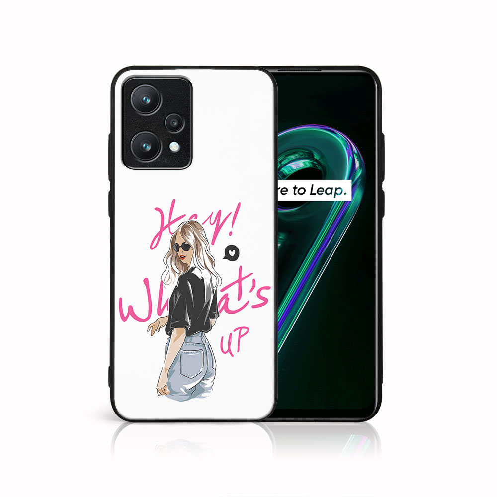 Levně MY ART Ochranný obal Realme 9 Pro -WHATSUP (132)