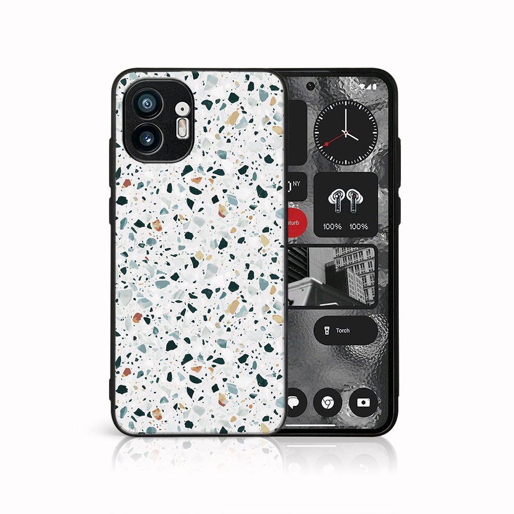 Levně MY ART Ochranný kryt pro Nothing Phone 1 GREY TERRAZZO (163)