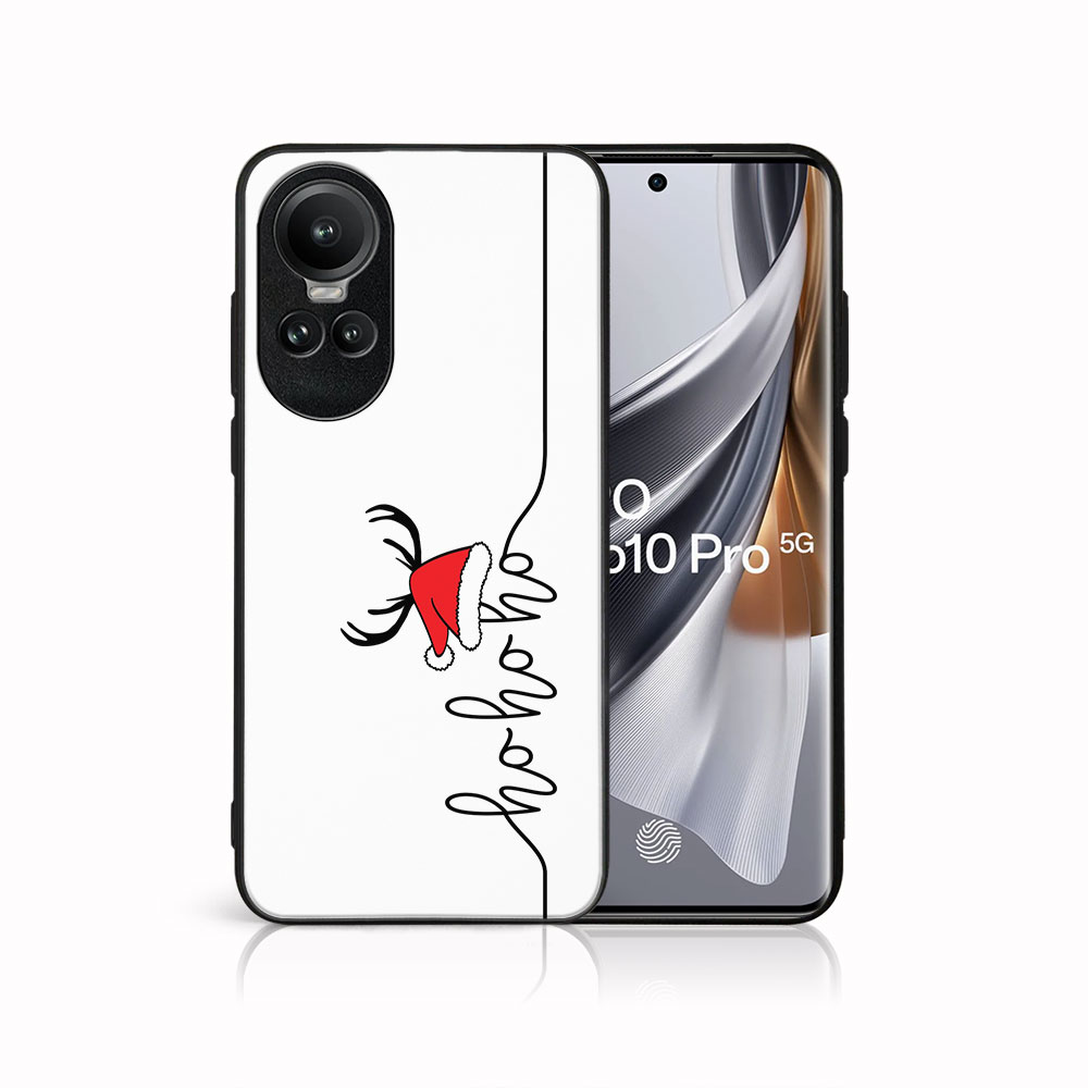MY ART Kryt s vánočním designem Oppo Reno10 5G / Reno 10 Pro 5G HOHOHO (073)