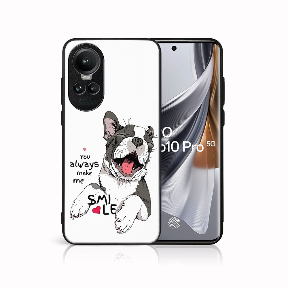 Levně MY ART Ochranný kryt pro Oppo Reno10 5G / Reno10 Pro 5G SMILE (189)