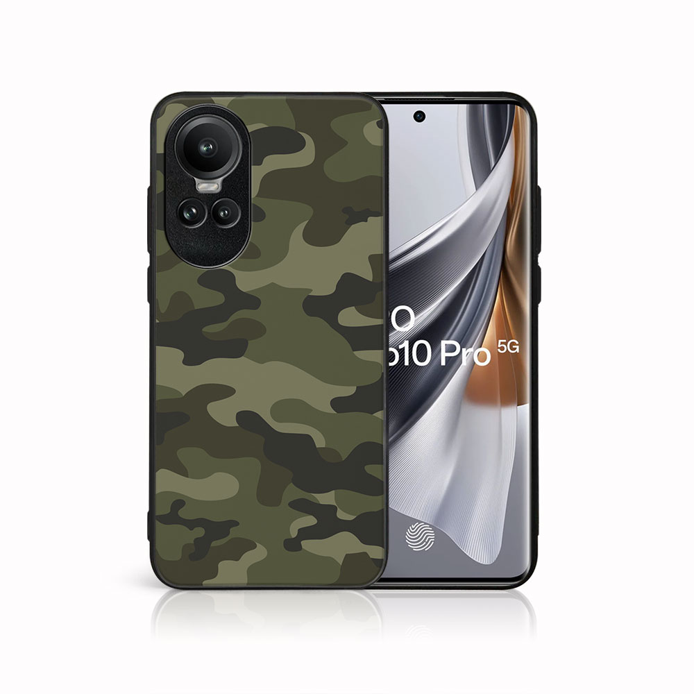 Levně MY ART Ochranný kryt pro Oppo Reno10 5G / Reno10 Pro 5G GREEN CAMO (235)