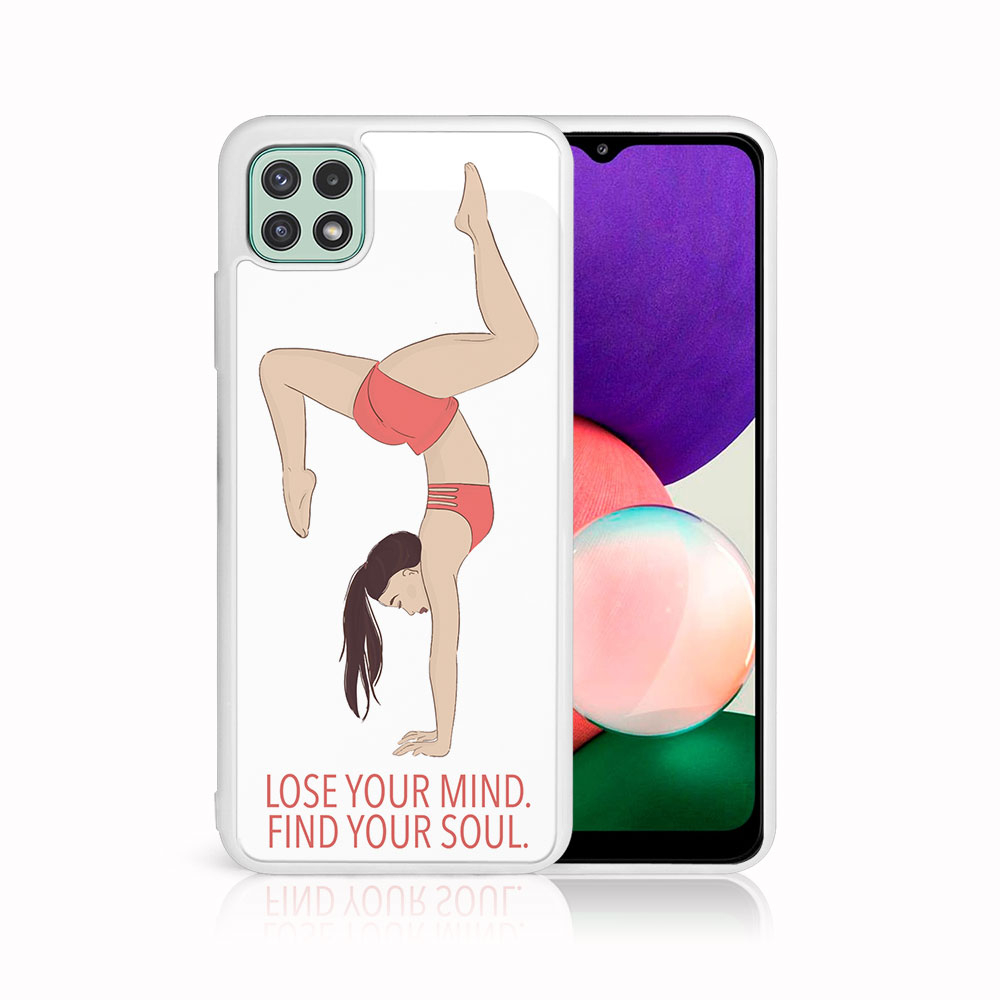 Levně MY ART Silikonový obal Samsung Galaxy A22 5G YOGA (125)