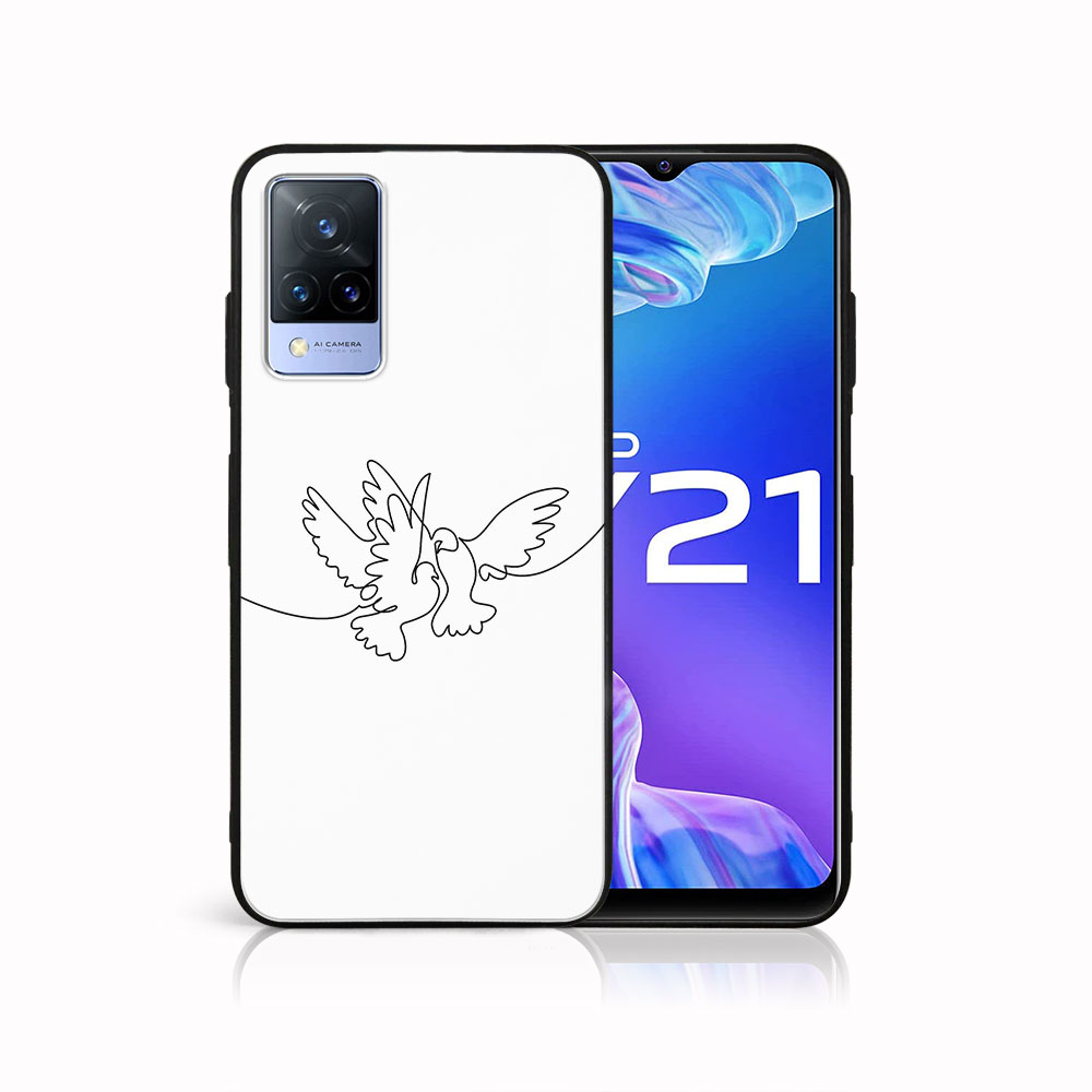 Levně MY ART Silikonový obal Vivo Y21 / Y21s / Y33s DOVE (031)